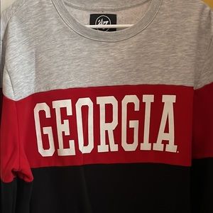 UGA Color Block Sweatshirt